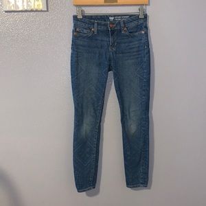 Gap native pattern legging skimmer cheville skinny jeans